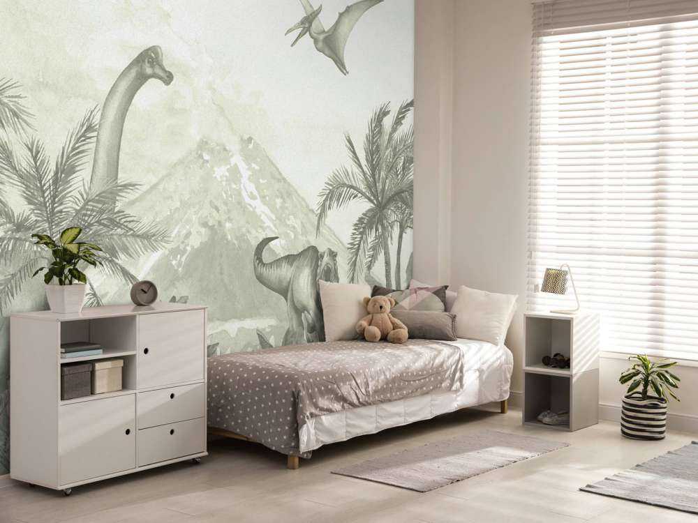 Vari dinosauri in verde