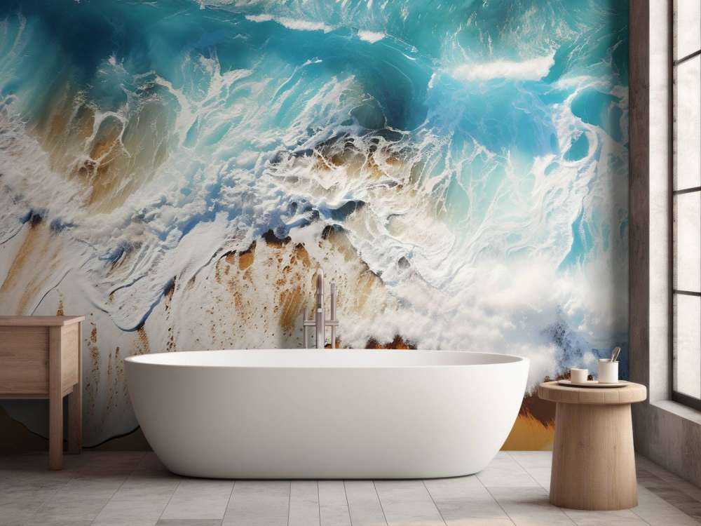 Turquoise Sea from Above