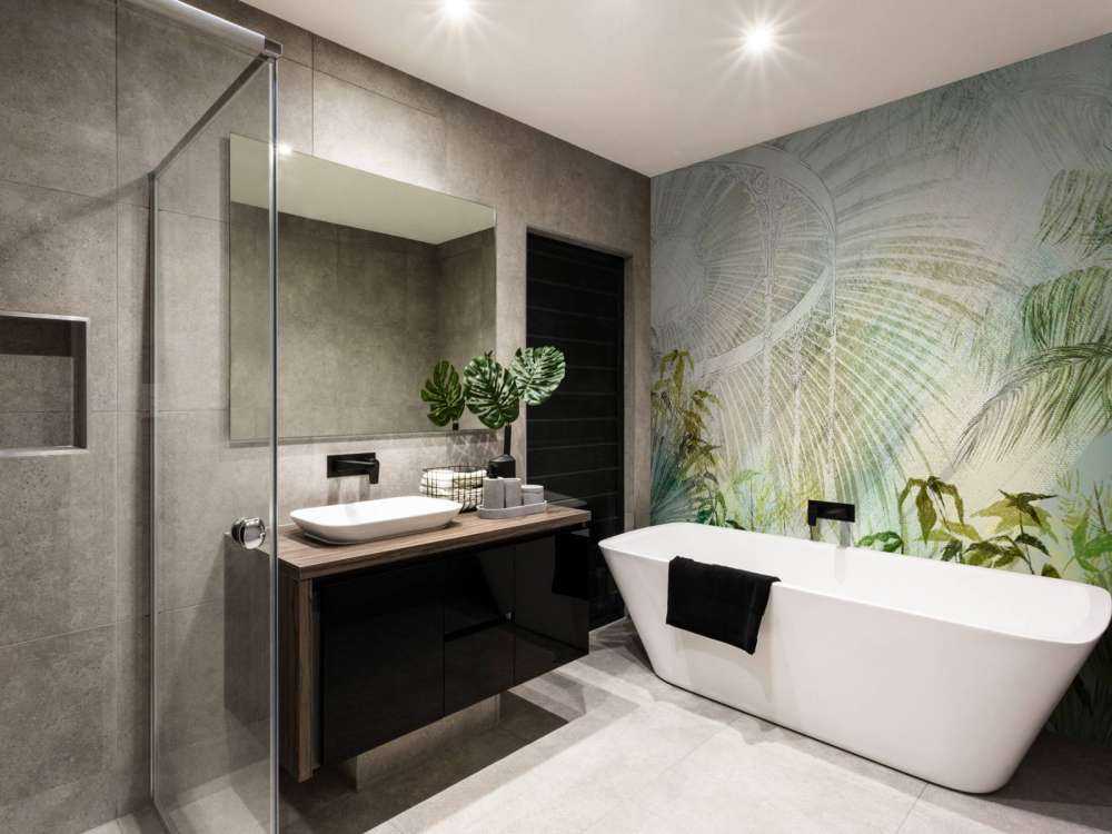 Serra con piante tropicali