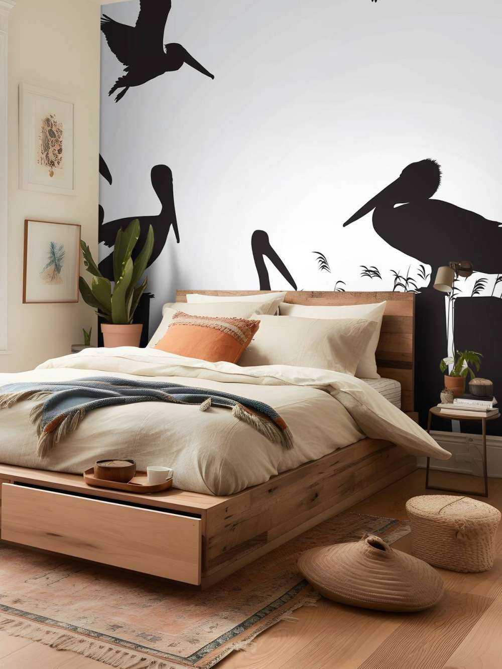 Pellicani su un molo