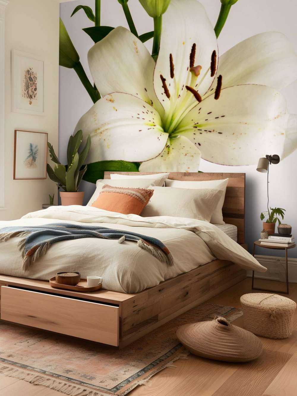 Fiore di giglio bianco