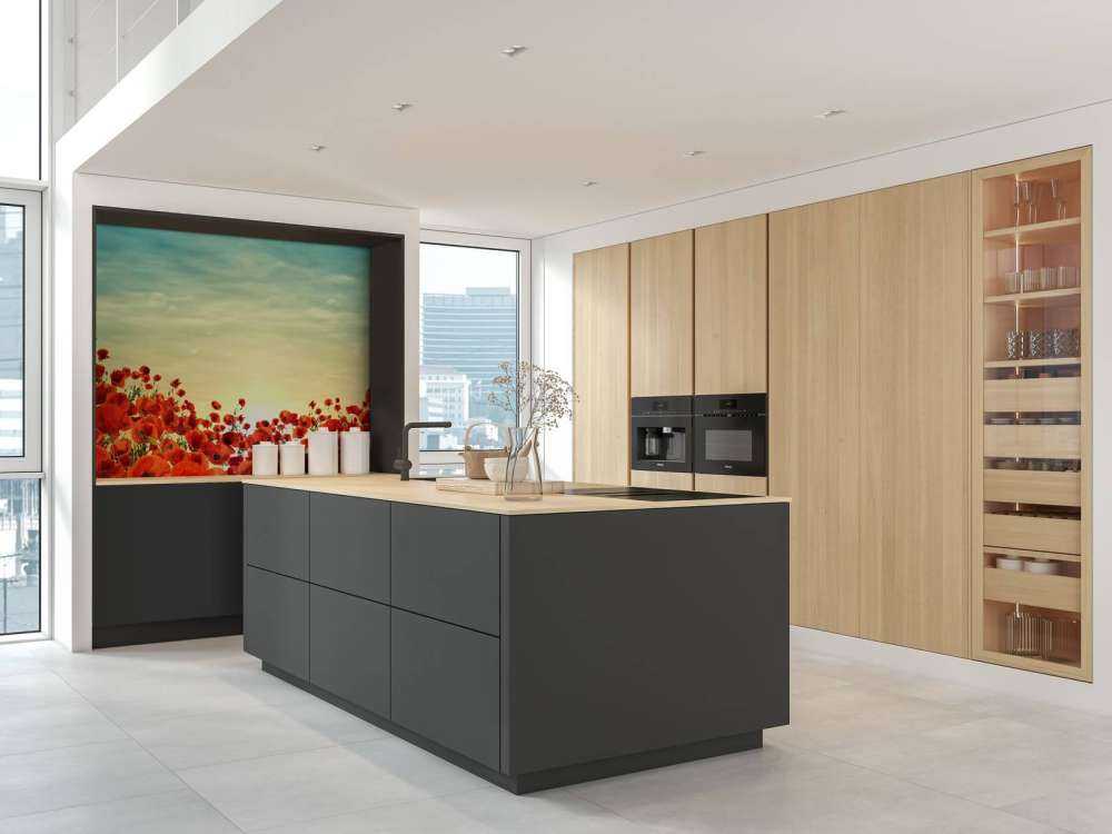 Papaveri con tramonto