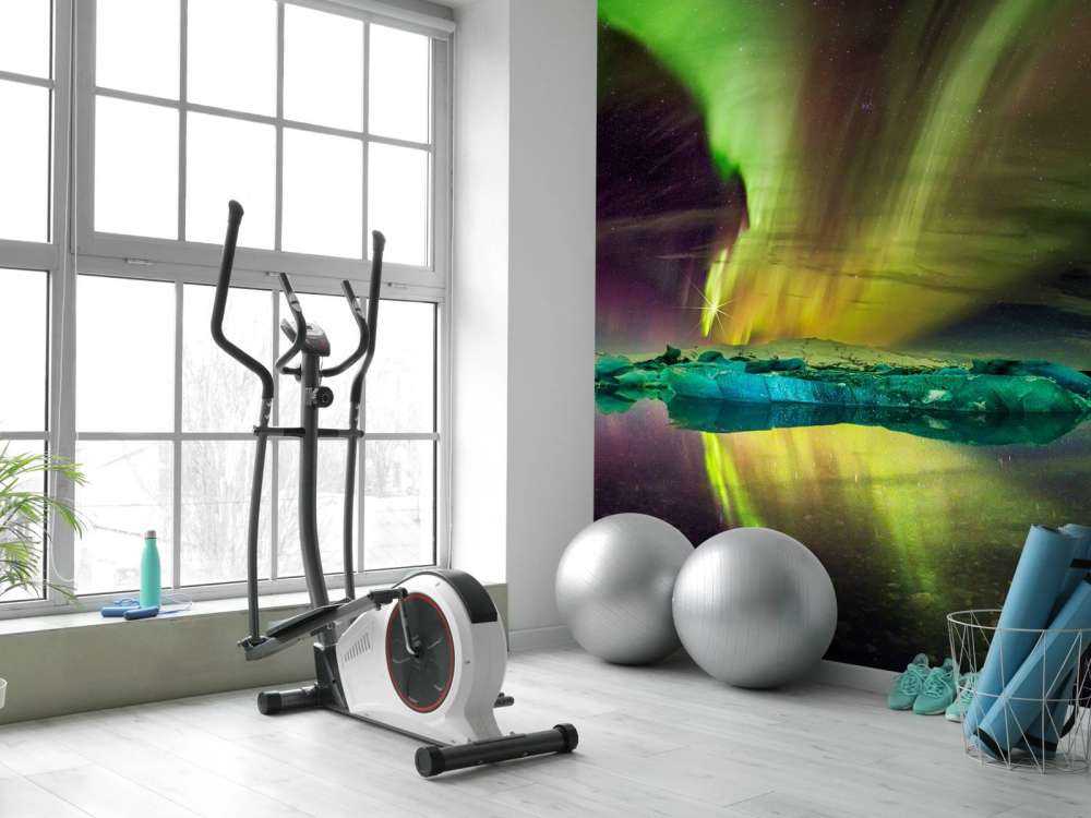 Aurora boreale a Jökulsárlón