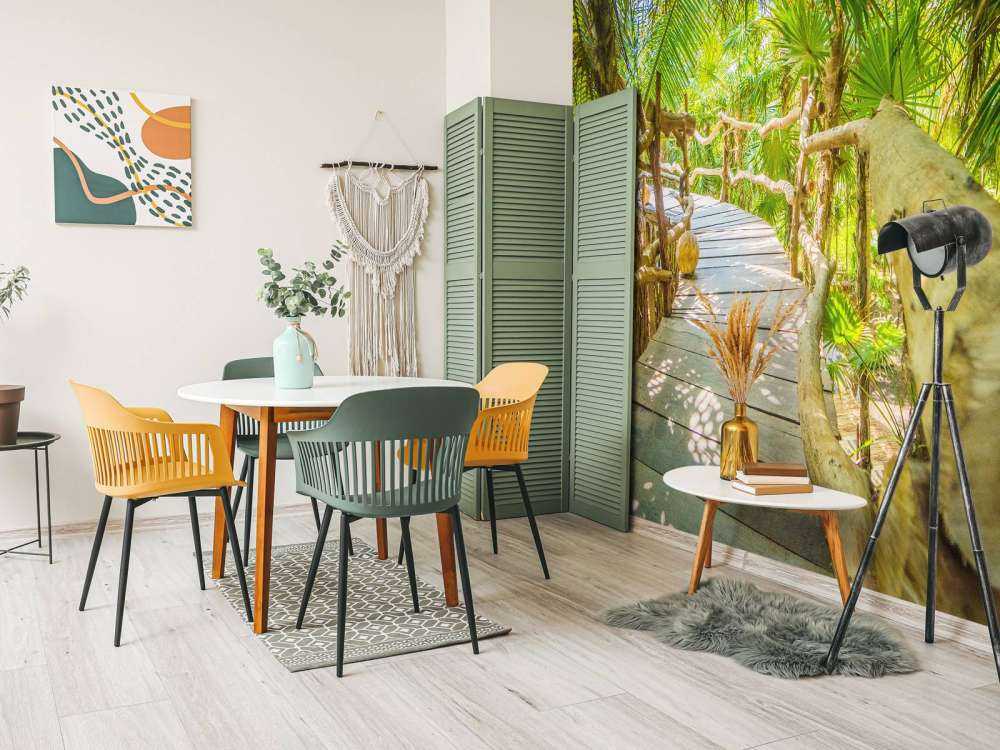 Ponte della giungla tropicale