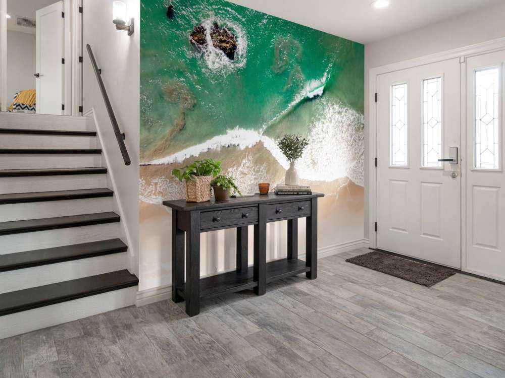 Spiaggia con le onde