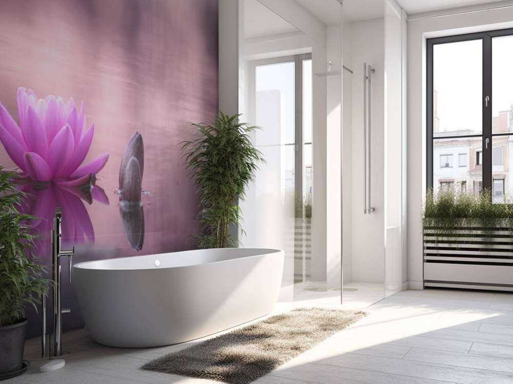 Fiore di loto in stagno