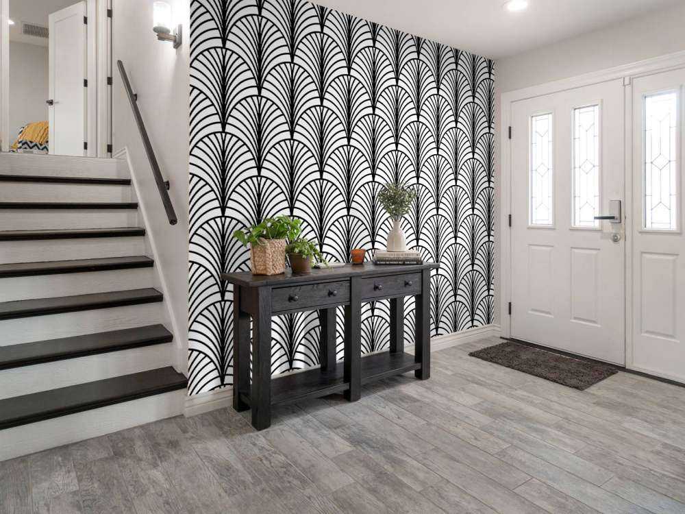 Palmette bianco e nero