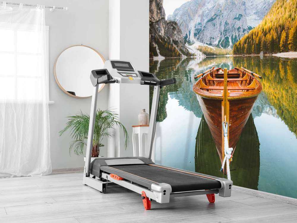 Barca a remi nel lago