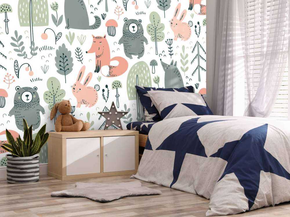 Animali della foresta colorati