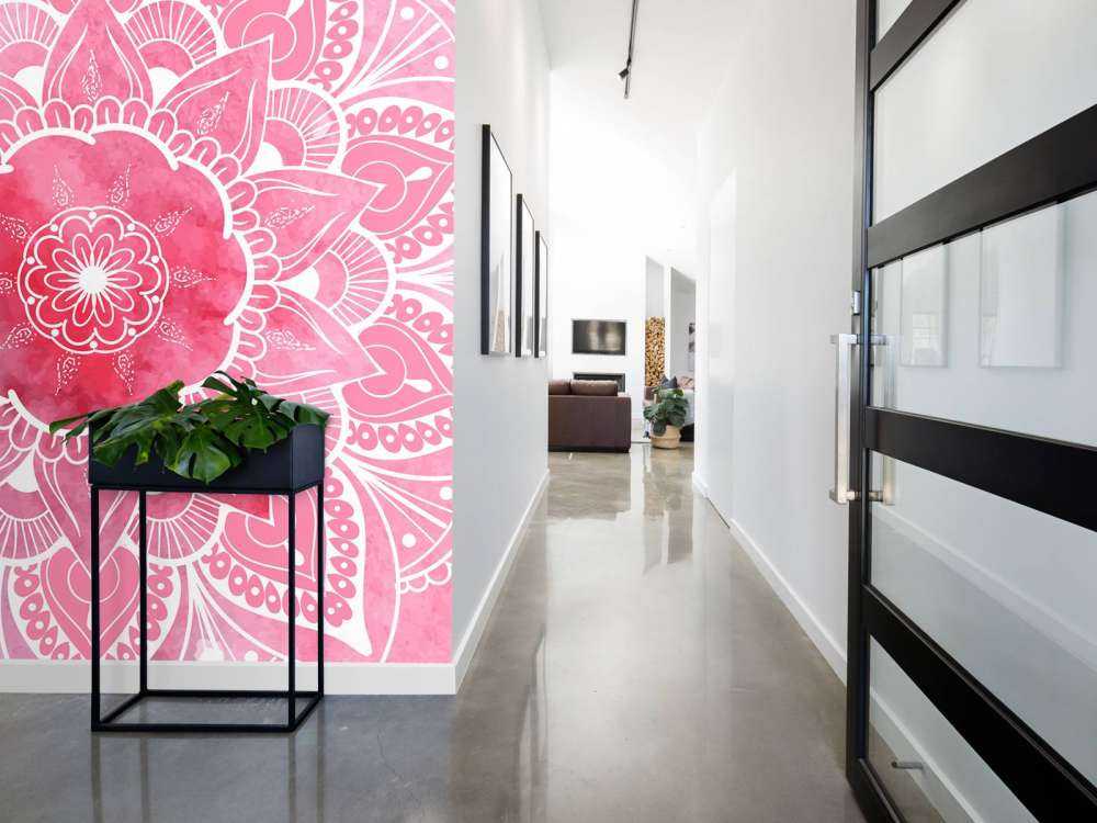 Mandala con motivo floreale