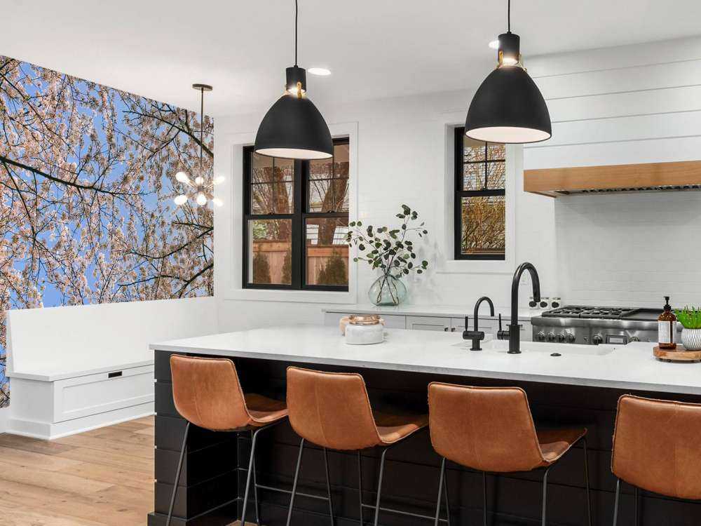 Rami in fioritura in fiore