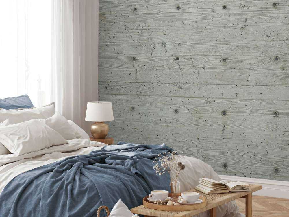Calcestruzzo con effetto legno