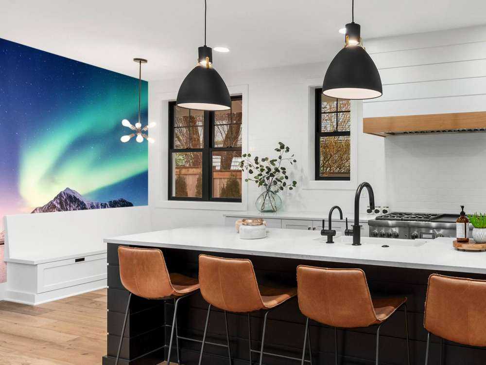 Chiara aurora boreale