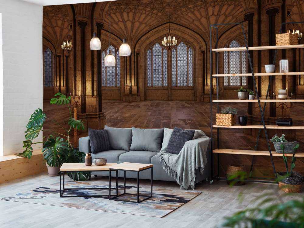 Corridoio del castello in 3D