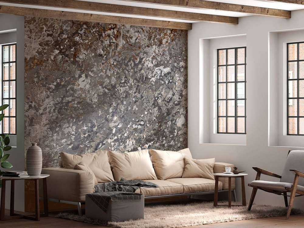 Parete struttura grigia