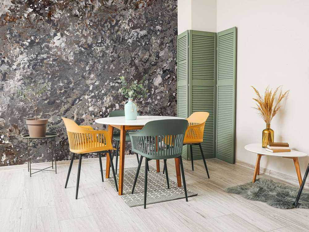 Parete struttura grigia