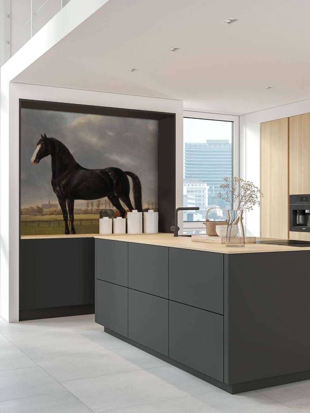 Foto carta da parati cavallo. Il cassettone De Vlugge