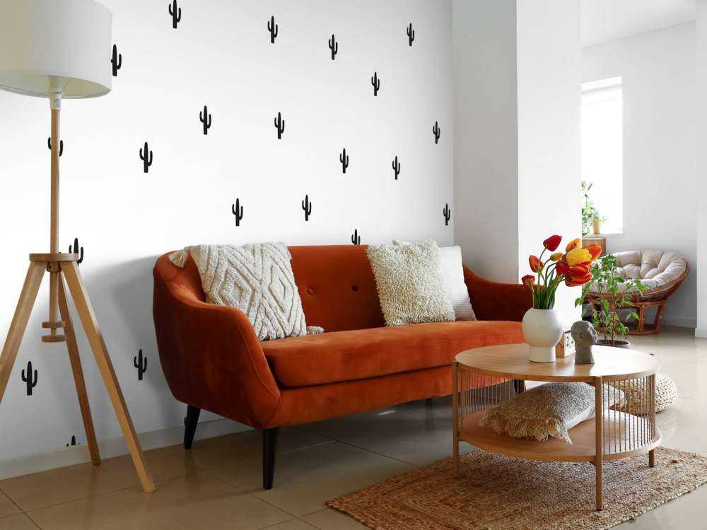 Cactus in bianco e nero