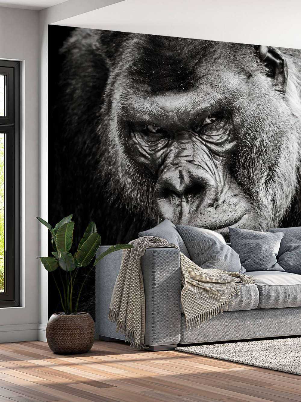 Immagine ravvicinata di un gorilla