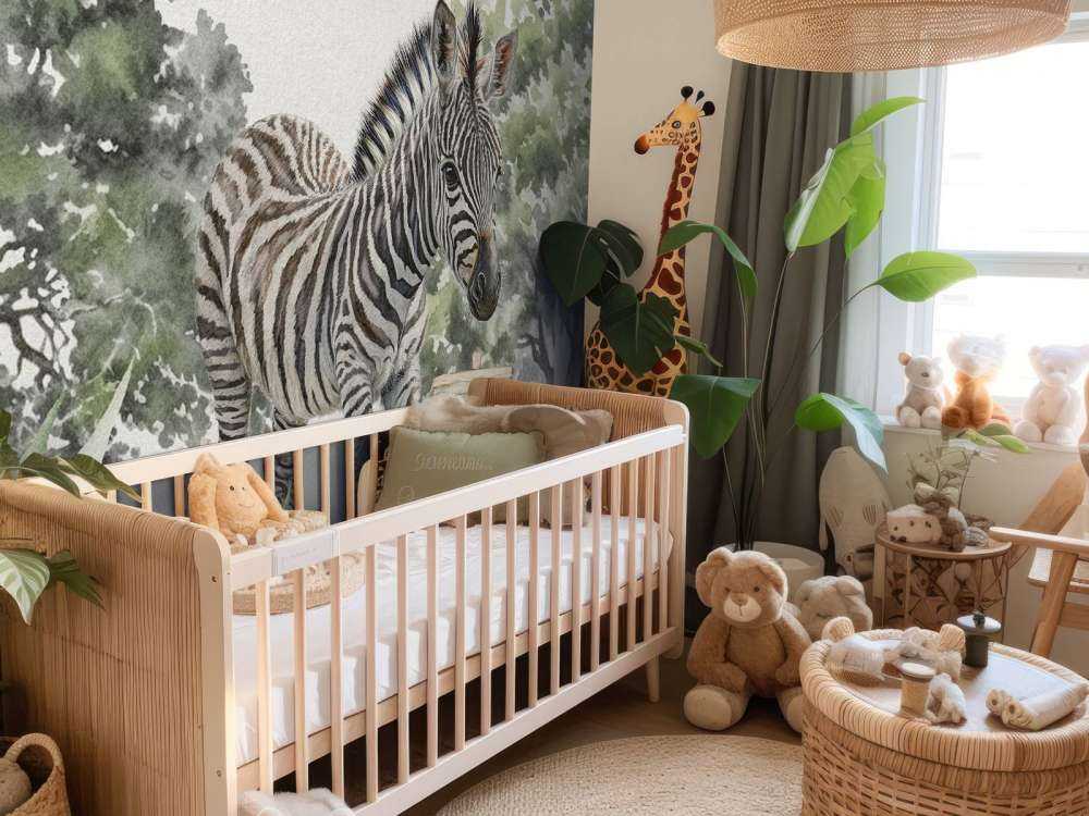 Giovane zebra in libertà