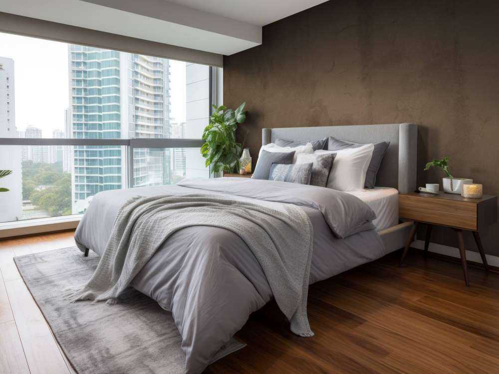 Calcestruzzo marrone reale