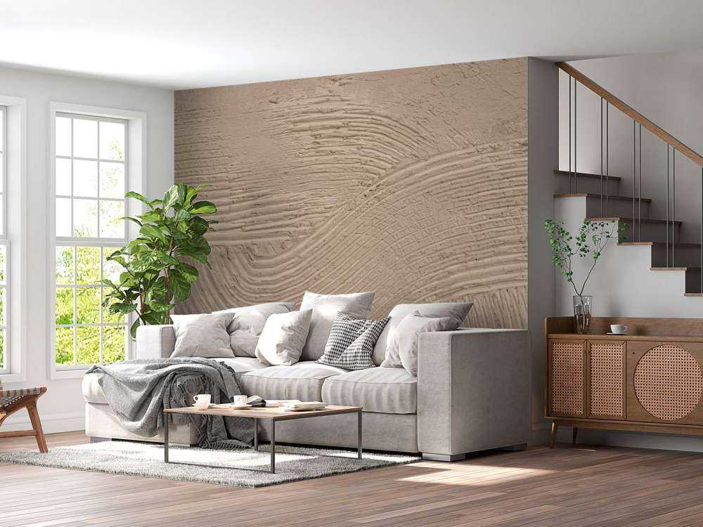 Linee strutturate in taupe