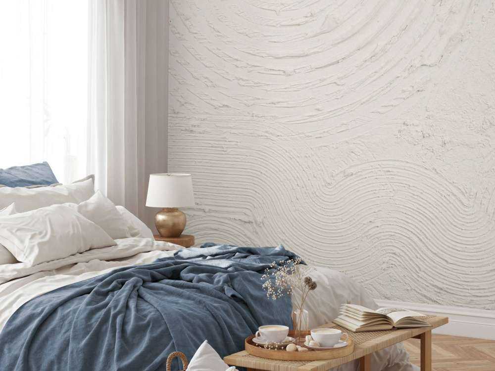 Forme e linee organiche in bianco sporco