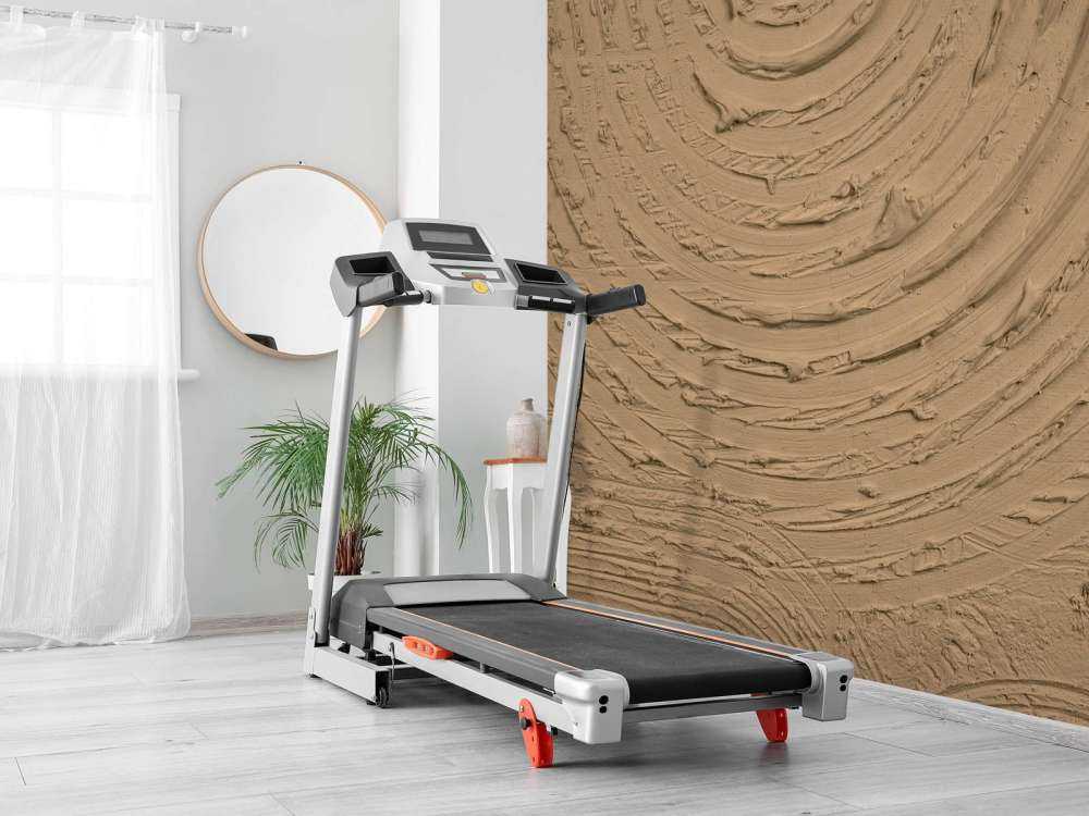 Forme e linee rotonde in marrone dorato