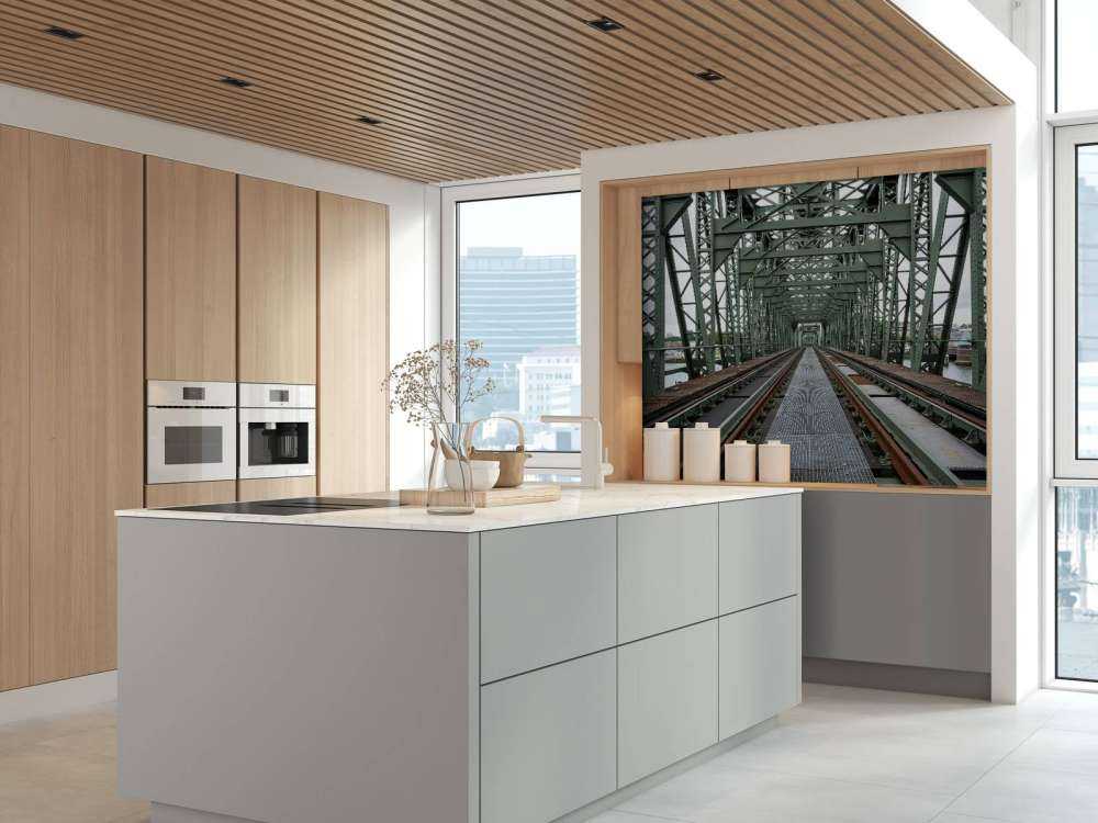 Ponte ferroviario monumentale De Hef a Rotterdam  