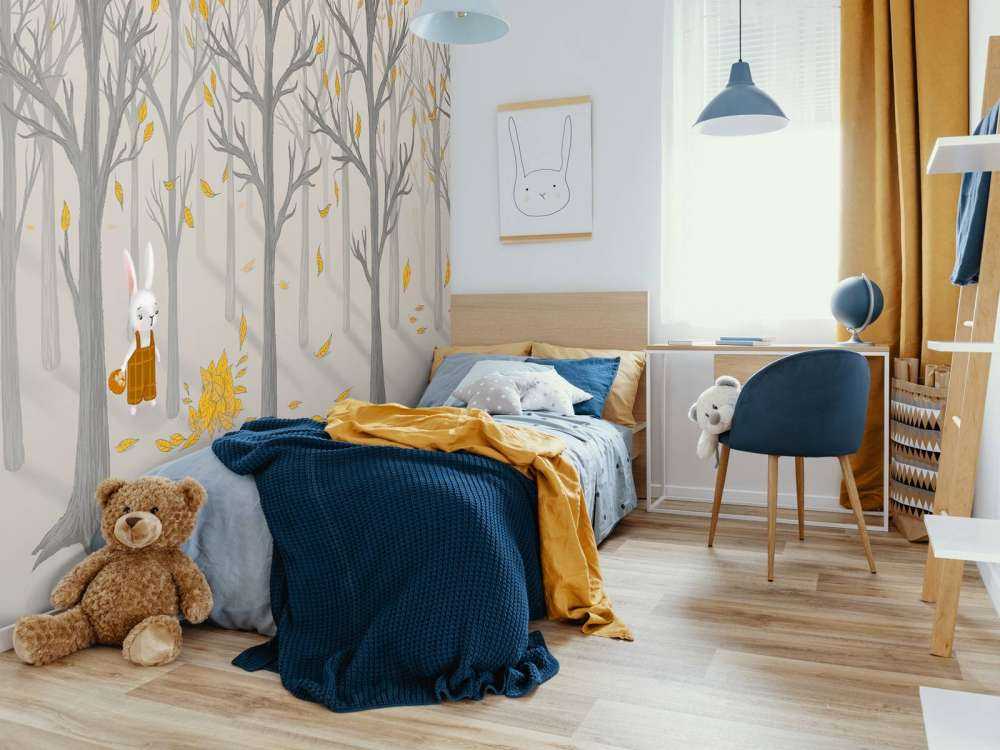 Animali della foresta in autunno