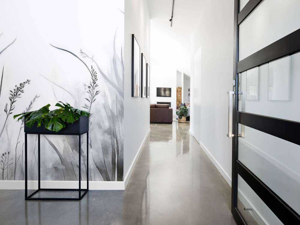 Carta da parati grigio morbido armonioso