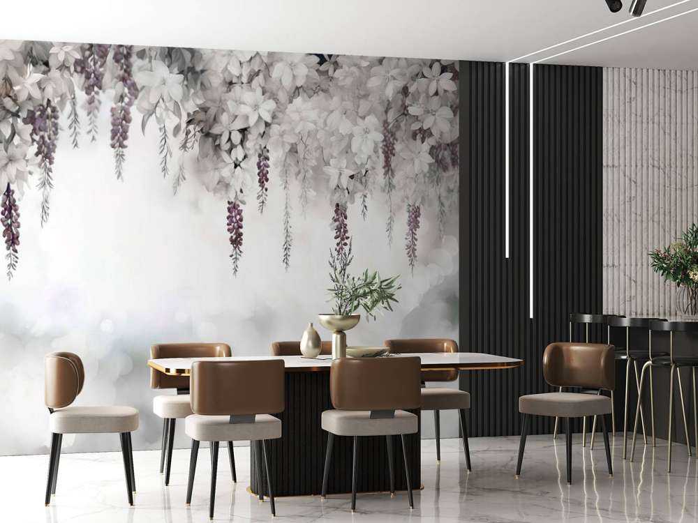 Gentile Giardino di Glicine Bianco