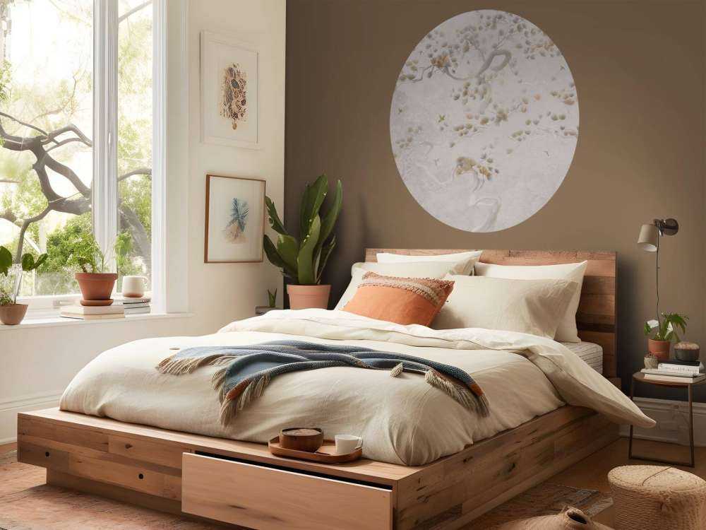 Arte dell'Albero in Fiore - Beige