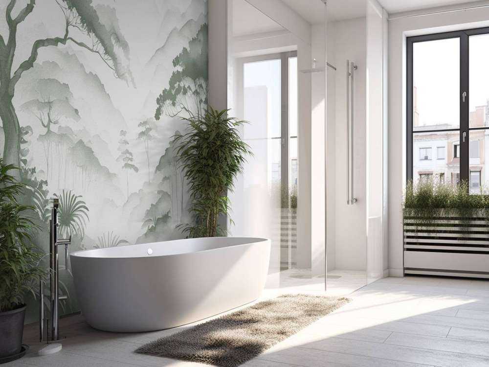 Valle di Montagna Nebbiosa, verde