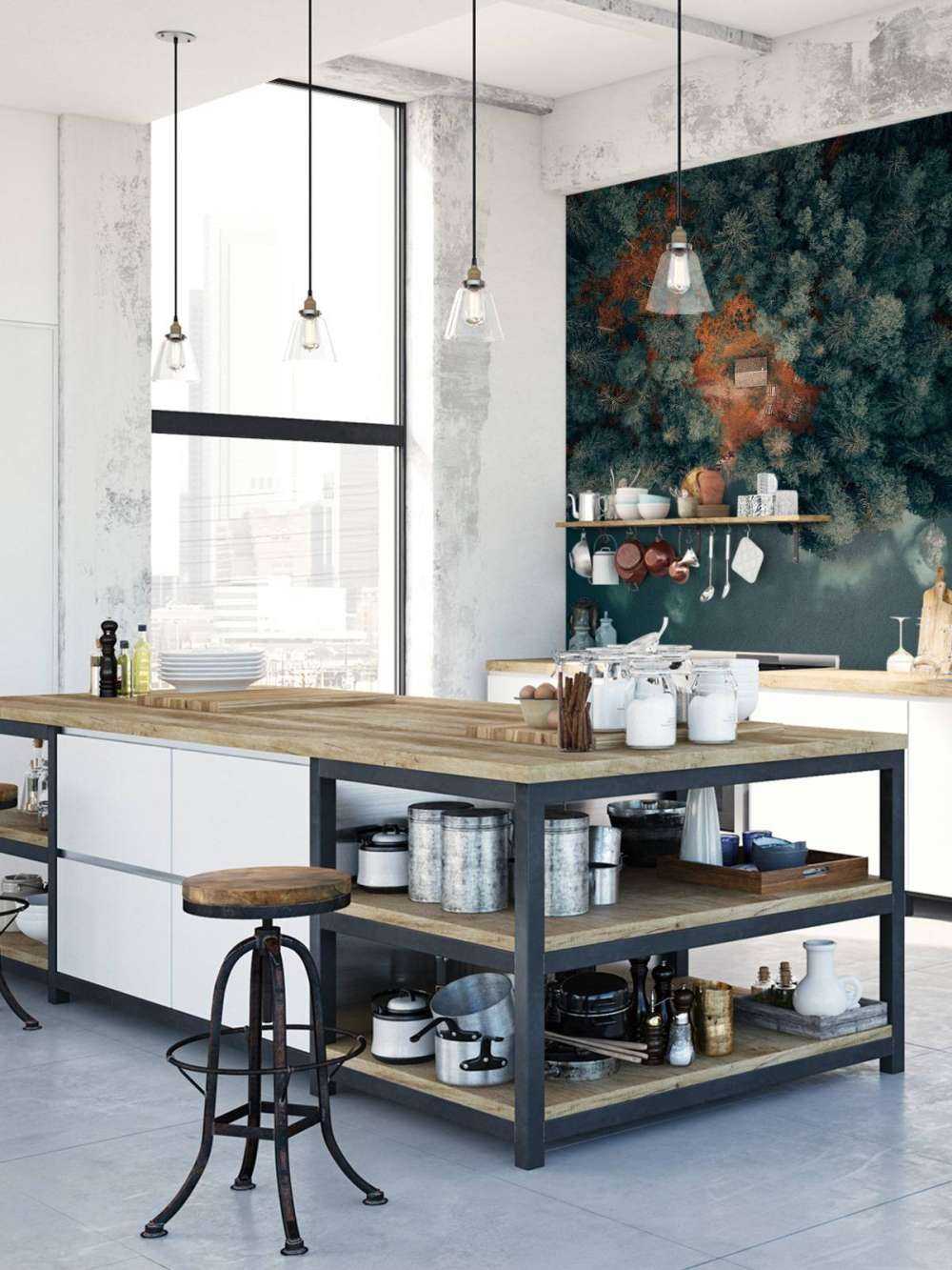 Cabina in mezzo alla foresta