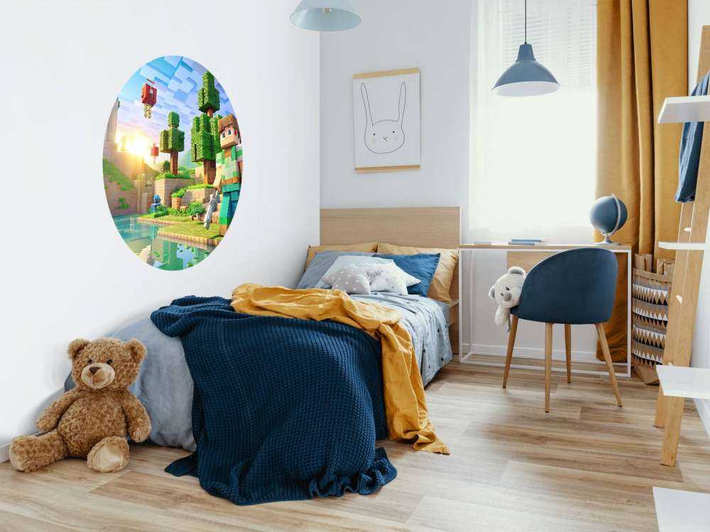 Tramonto nella valle a blocchi