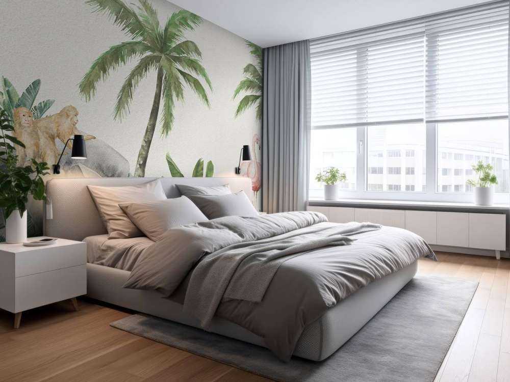 Fenicotteri e scimmie