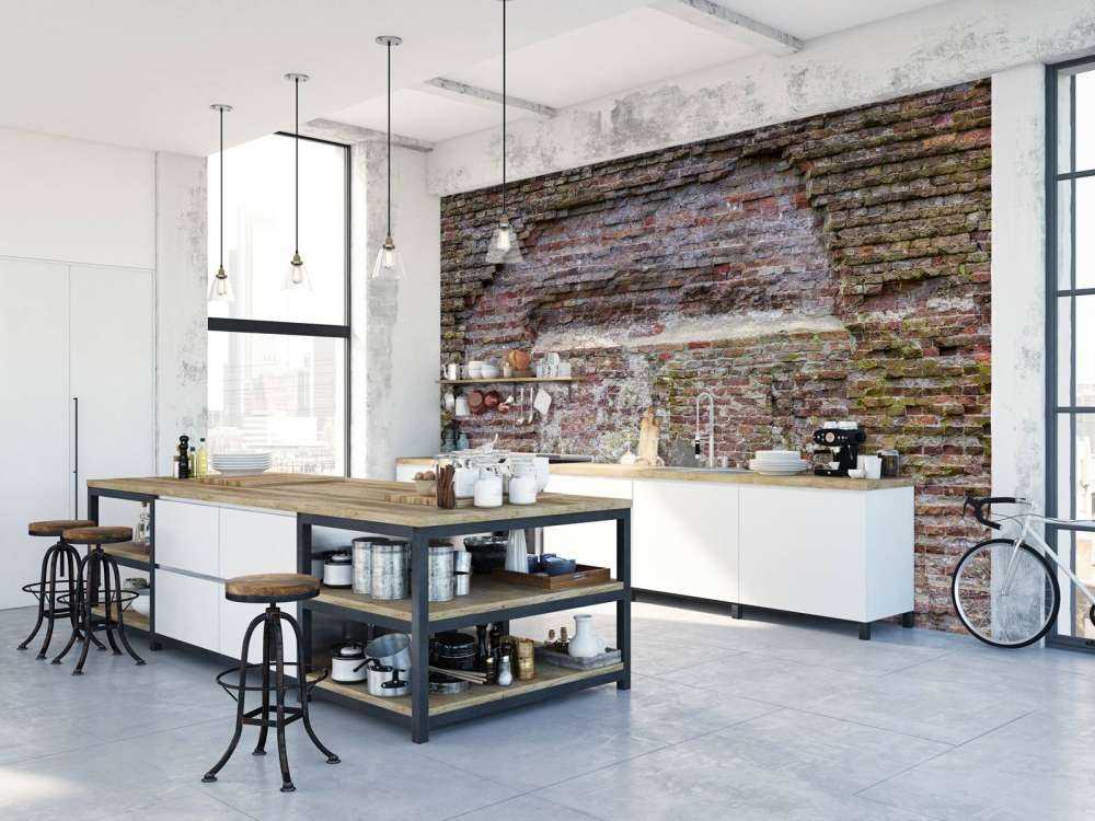 Vecchio muro sbriciolato