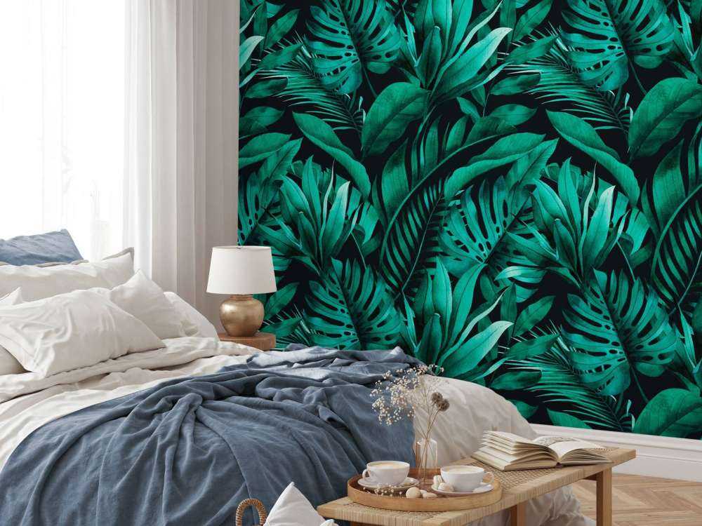 Diverse foglie verdi