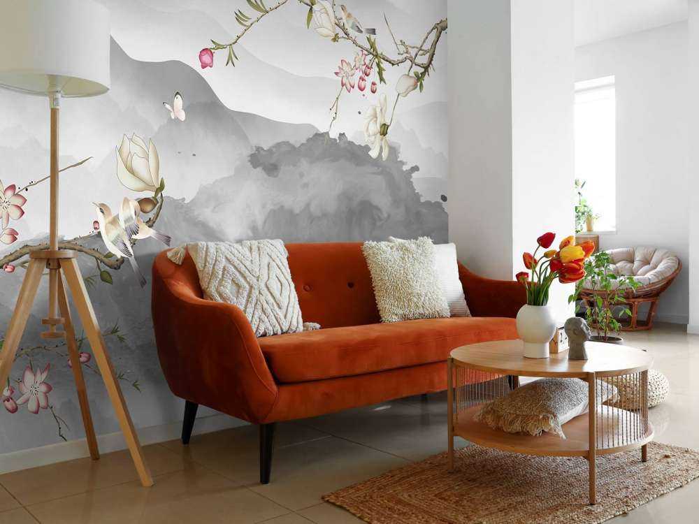 Montagne e colline grigie