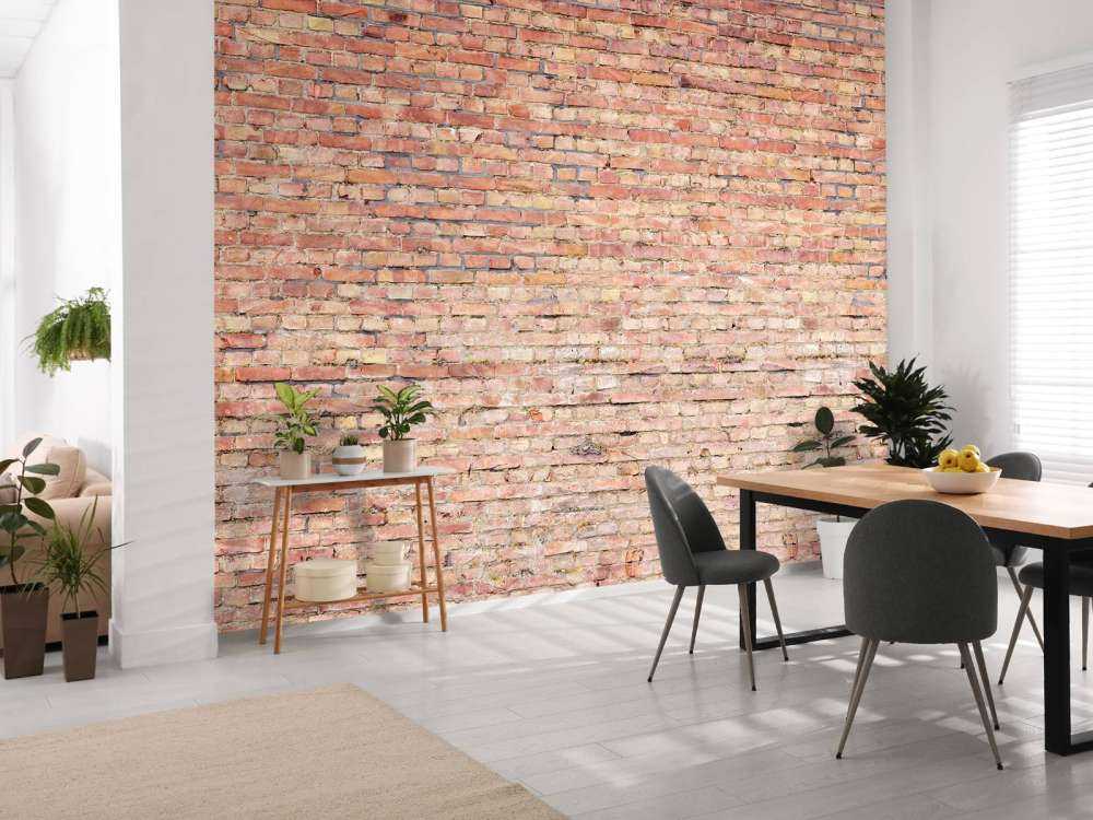 Vecchio muro in mattoni