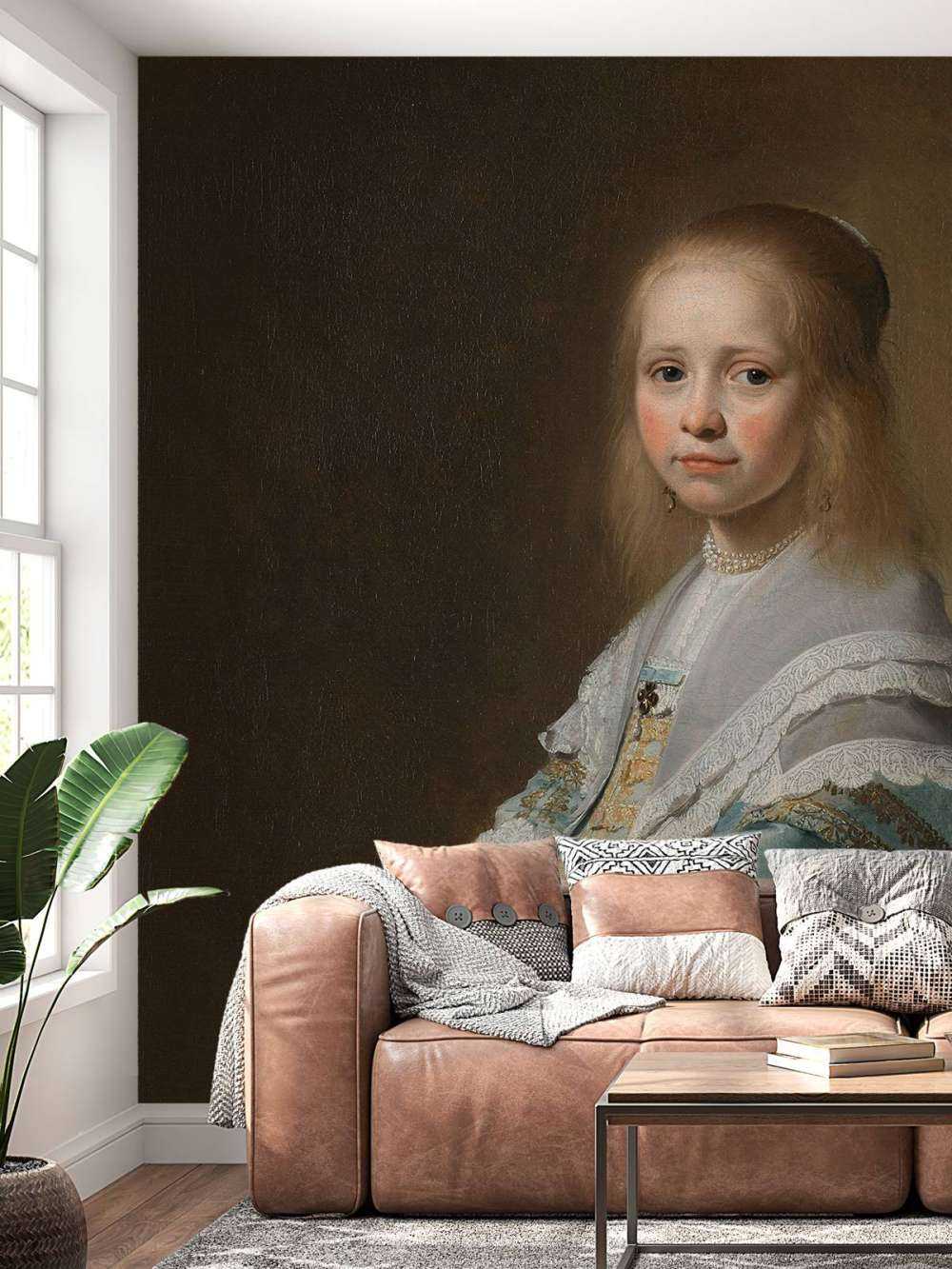 Ritratto di ragazza in blu