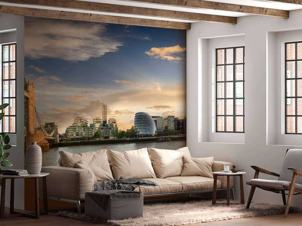 Skyline Londra con Tower Bridge