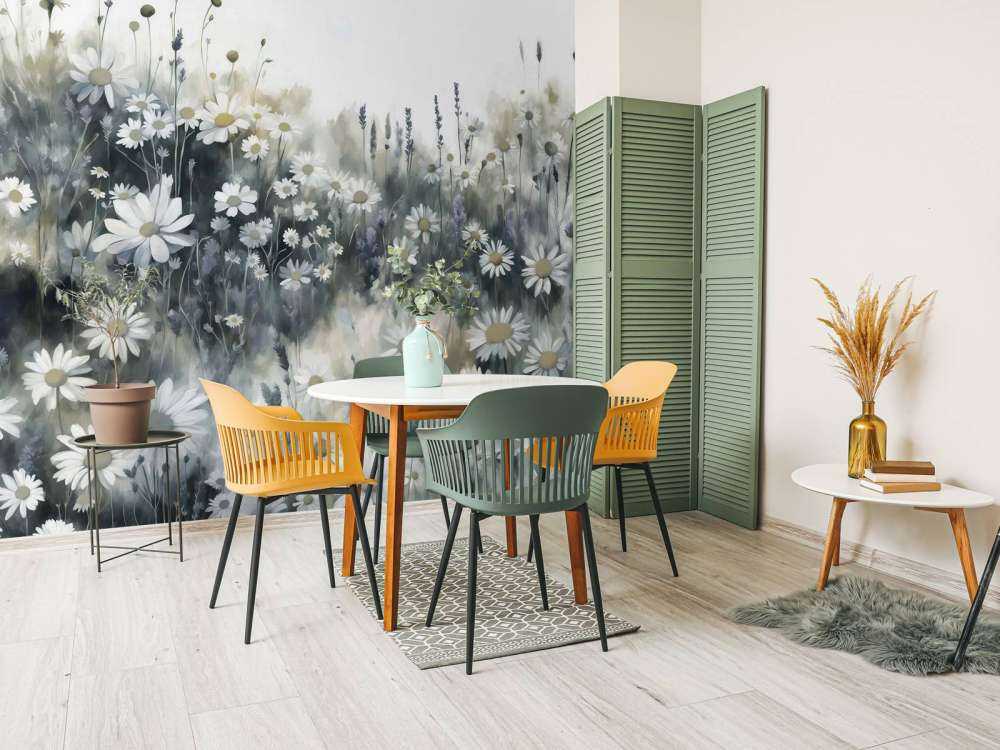 Campo di Margherite Silenziose Verde