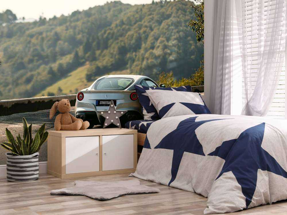 Ferrari F12 tra le montagne