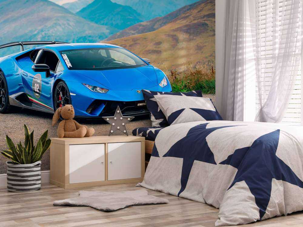 Lamborghini Huracán STO in montagna