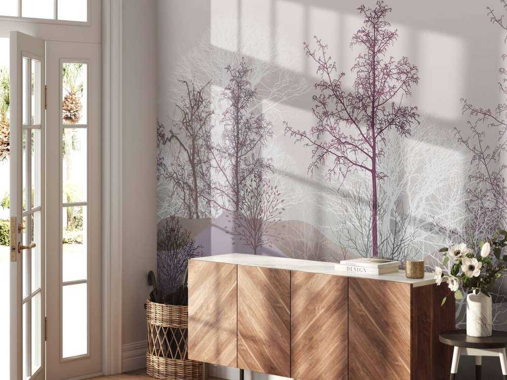 Paesaggio con alberi