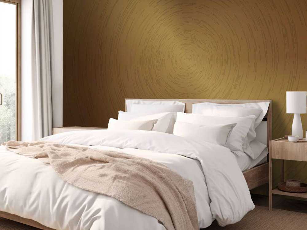 Sfondo circolare in bronzo