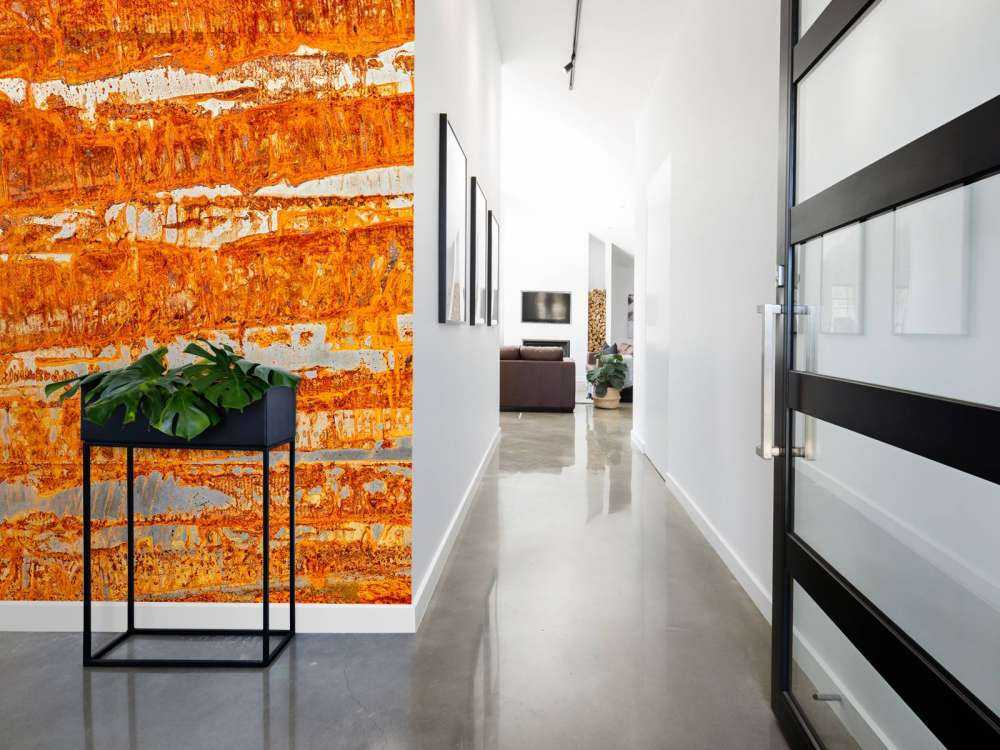 Arrugginita Piastra metallica