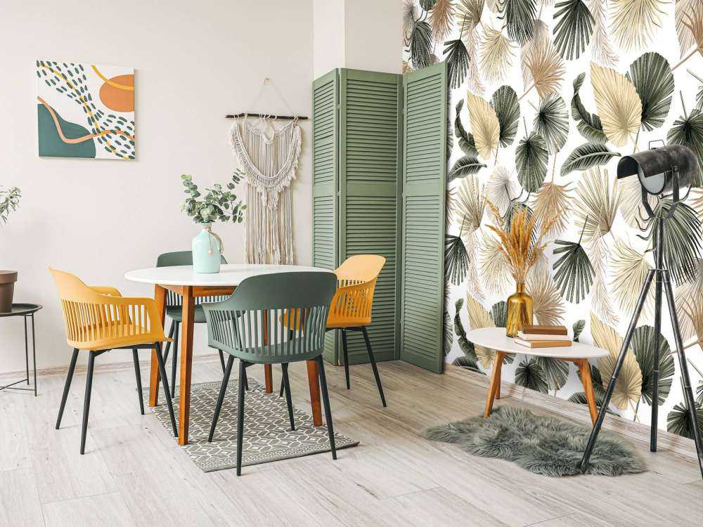 Foglie di palma essiccate